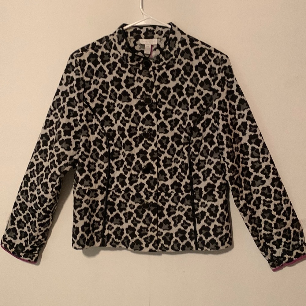 Charter Club Animal Print Jacket
